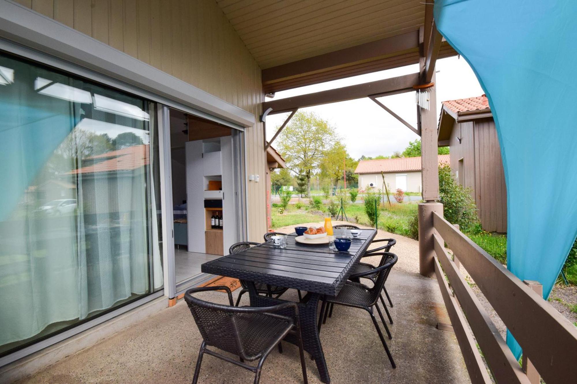 Chalet Le Bergeronnette Labouheyre Bagian luar foto